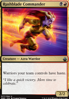 Featured card: Rushblade Commander