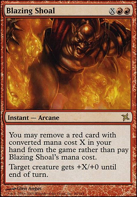 Blazing Shoal feature for Mono Red Infect/Poison/Toxic