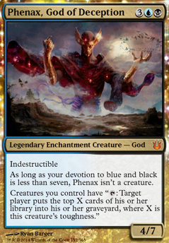 God of Deception new MTG Born of the Gods Single Card Phenax 