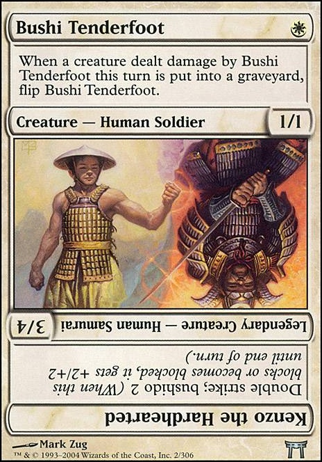 Bushi Tenderfoot feature for The Defenders of Kamigawa - KBPTL League