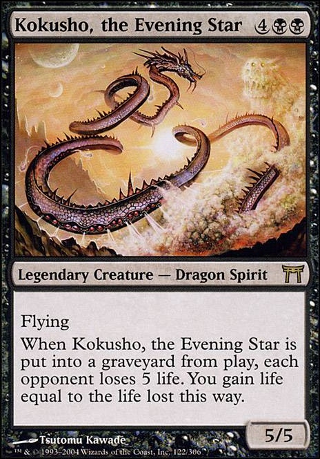 Featured card: Kokusho, the Evening Star