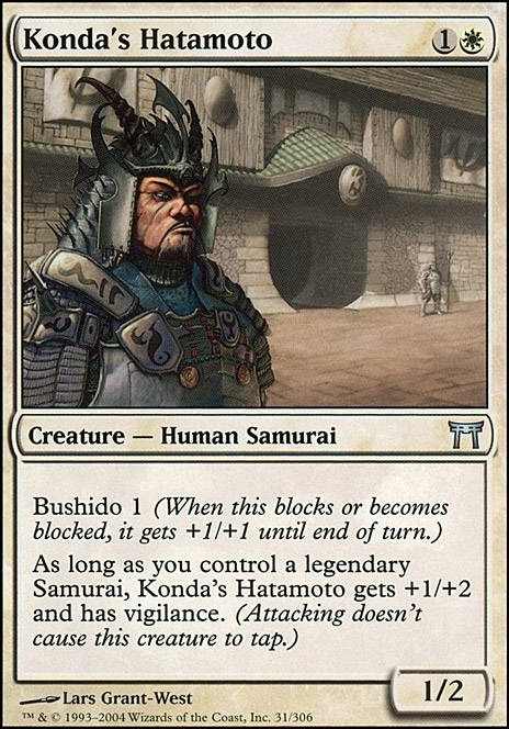 Konda's Hatamoto feature for Saskia's Samurai