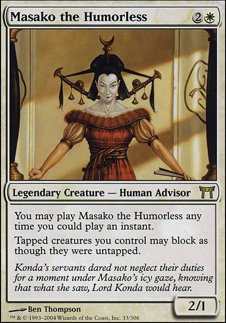 Masako the Humorless feature for Five Color Legends