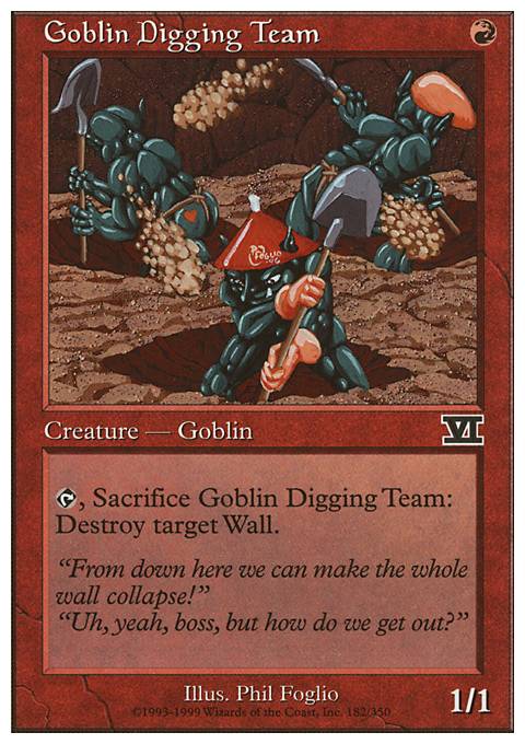 Featured card: Goblin Digging Team