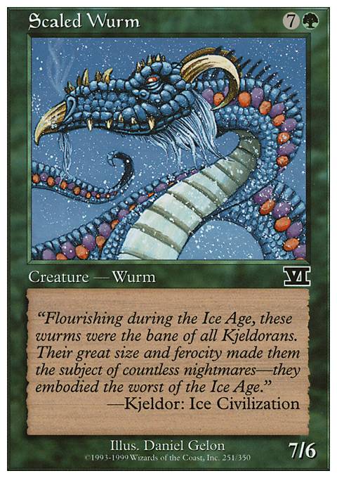 Scaled Wurm feature for Pauper Vanilla Creatures