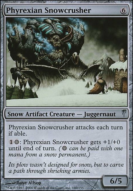 Featured card: Phyrexian Snowcrusher