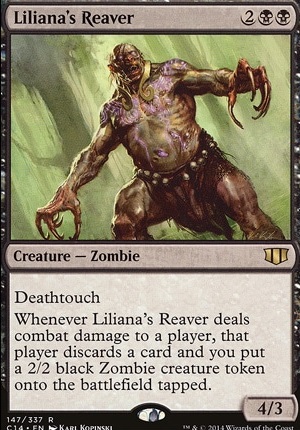 Liliana's Reaver feature for Wilhelt's promiscuous zombies