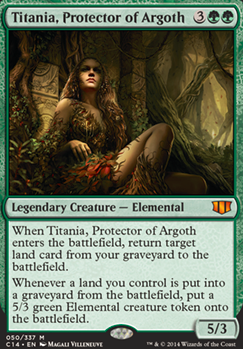 Featured card: Titania, Protector of Argoth