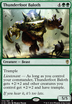 Featured card: Thunderfoot Baloth