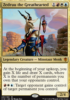 Zedruu the Greathearted feature for What's mine is yours and vice versa (budget EDH)