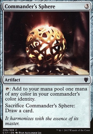 Commander's Sphere feature for Urza, Lord Protector