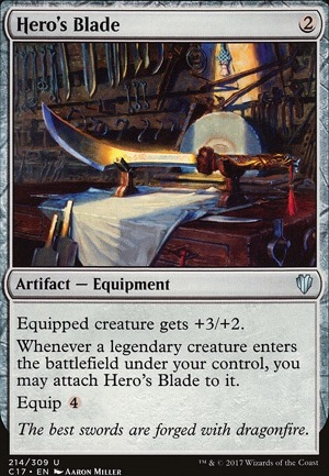 Featured card: Hero's Blade