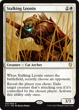 Featured card: Stalking Leonin