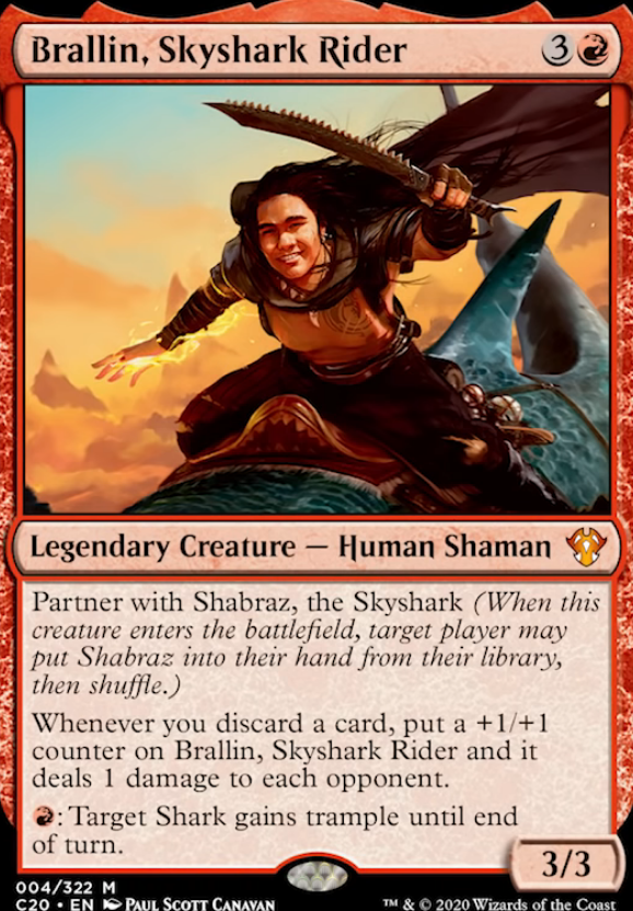 Brallin, Skyshark Rider feature for SUPERCALIFRAGILISTICEXPIALIDOCIOUS edh (rakdos)