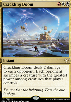 Crackling Doom feature for Mardu Aggro