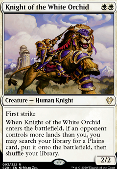 Knight of the White Orchid feature for Ormos, Archive Keeper EDH