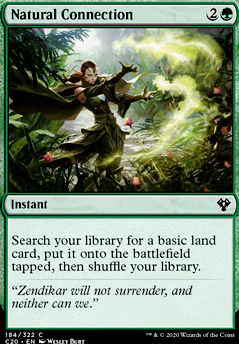 Natural Connection feature for Standard Zendikar Landfall