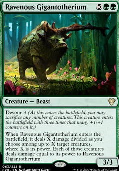 Featured card: Ravenous Gigantotherium