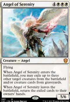 Angel of Serenity feature for Orzhov Budget Blink EDH