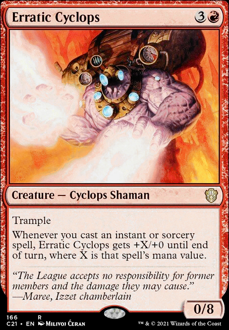 Erratic Cyclops feature for My Homie Wizards EDH