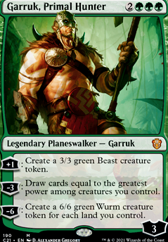 Garruk, Primal Hunter feature for Ruxa, Patient Professor v. 1