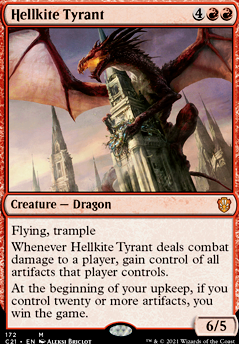 Hellkite Tyrant feature for Jan Jansen - Treasures and Tokens