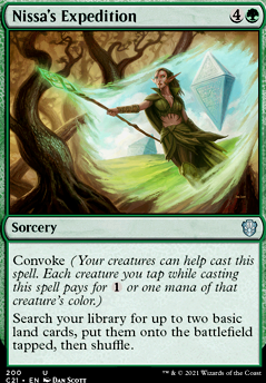 Nissa's Expedition feature for Esix and the Eldrazix