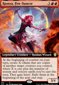 Commander: Rionya, Fire Dancer
