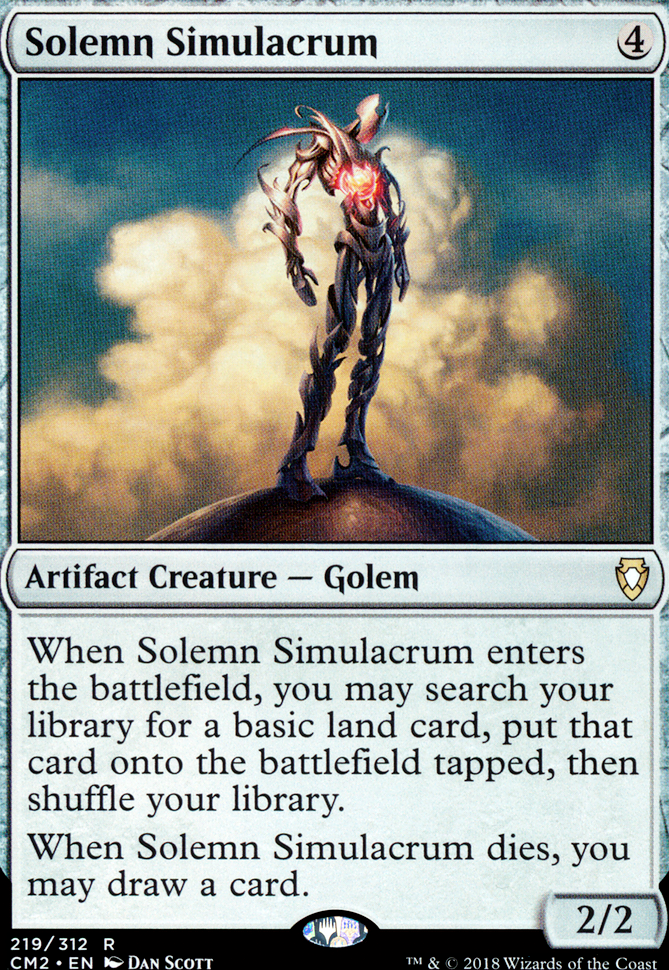 Featured card: Solemn Simulacrum