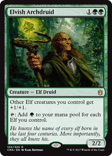 Featured card: Elvish Archdruid