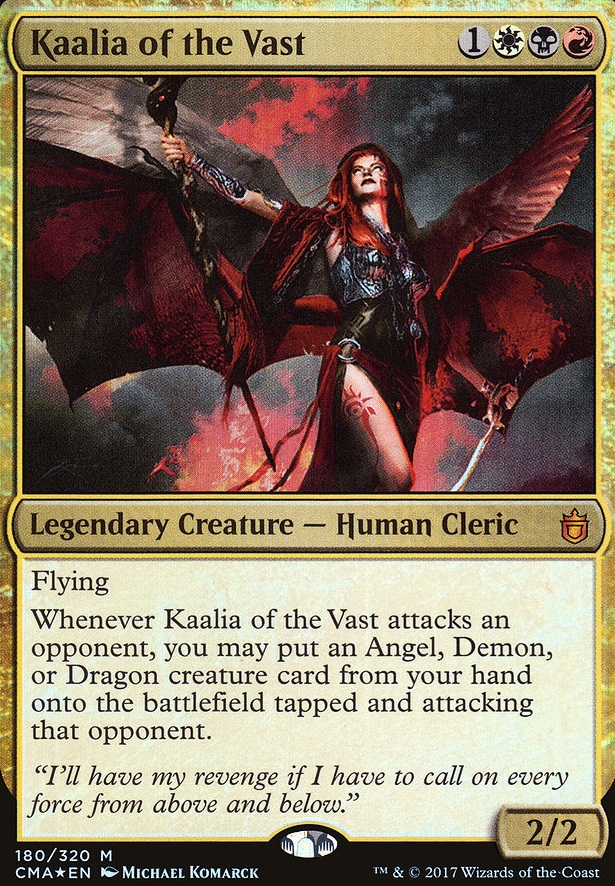 Kaalia of the Vast feature for Kaalia, Queen of the Mardu
