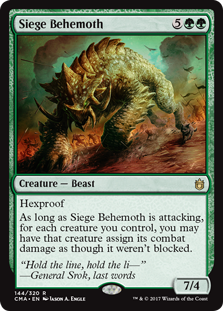 Siege Behemoth feature for Goreclaw stylin' stompy