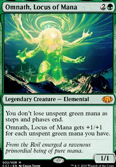 Omnath, Locus of Mana feature for Omnath Locus of Creation Landfall