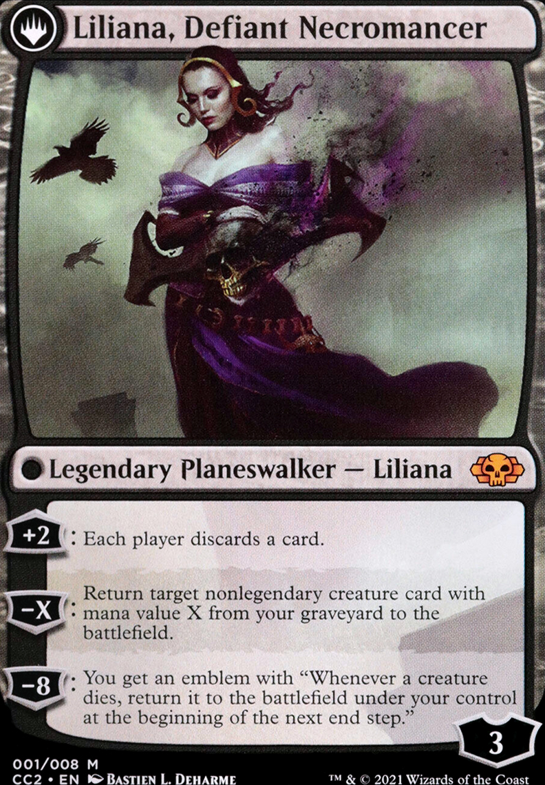 Liliana, Defiant Necromancer feature for Zombos