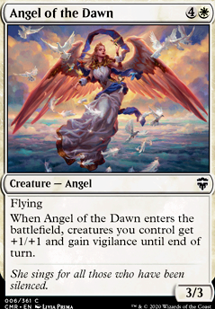 Angel of the Dawn feature for Angel's Exalted (Pauper Angel Tribal)