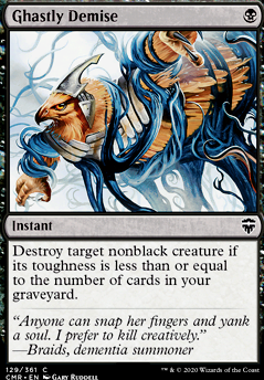 Ghastly Demise feature for Pauper Threshold