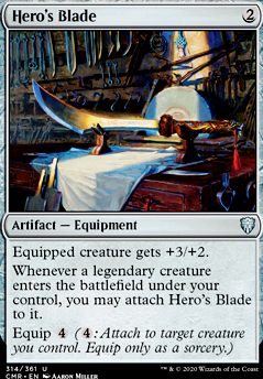 Featured card: Hero's Blade