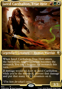 Commander: altered Jared Carthalion, True Heir