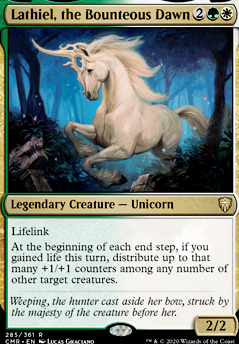 Lathiel, the Bounteous Dawn feature for Tribal Unicorn Life Gain