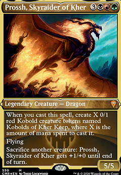 SKYRAIDER OF KHER Masters 25 MTG Gold Creature — Dragon Mythic PROSSH 