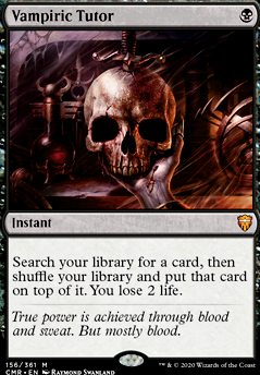 Vampiric Tutor feature for Night of the dead EDH