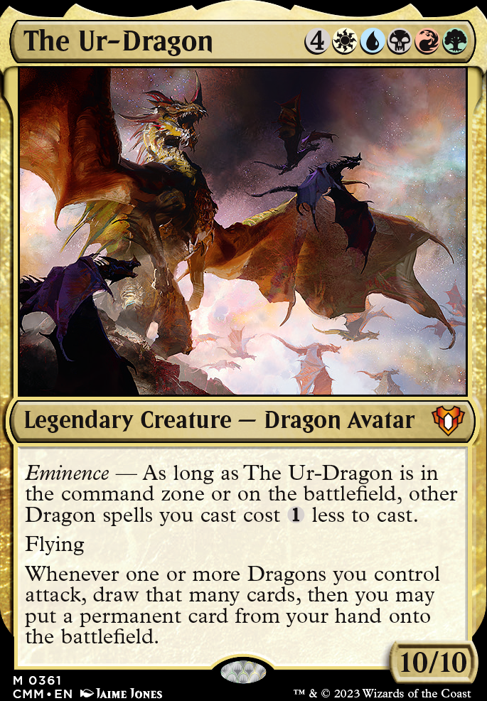 The Ur-Dragon feature for Picasso's Pile (6-Man EDH Cube)