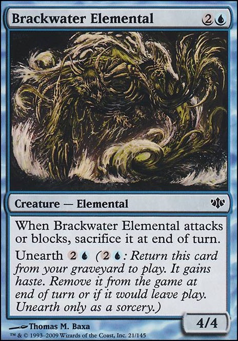 Featured card: Brackwater Elemental