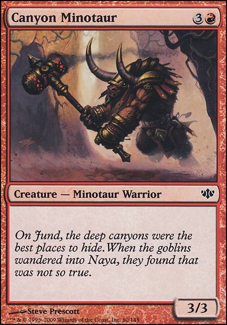 Featured card: Canyon Minotaur