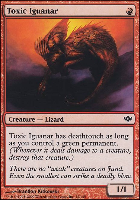 Featured card: Toxic Iguanar
