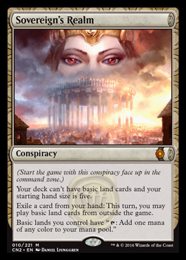 Sovereign's Realm feature for Ideas, Dreams, and Conspiracy Cube