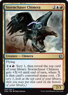 Stormchaser Chimera feature for Jeskai Flyers are Back.