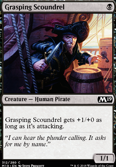 Grasping Scoundrel feature for Grixis Pirates