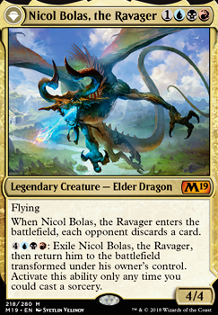 Nicol Bolas, the Ravager feature for Bolas Party