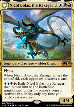 Nicol Bolas, the Ravager feature for Nicol bolas no precon current